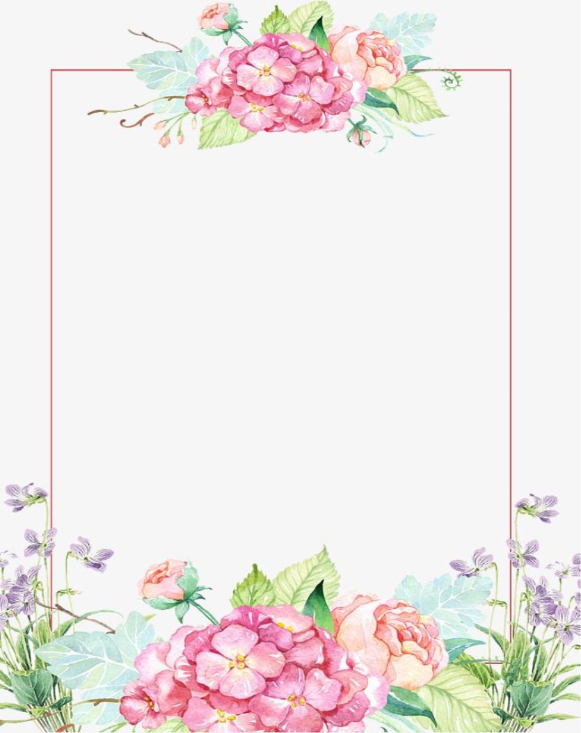 C:\Users\Admin\Desktop\рамки\Beautiful Flower Borders, Flower Borders, Painted Flowers, Flowers PNG Transparent Image and Clipart for Free Download.jpg